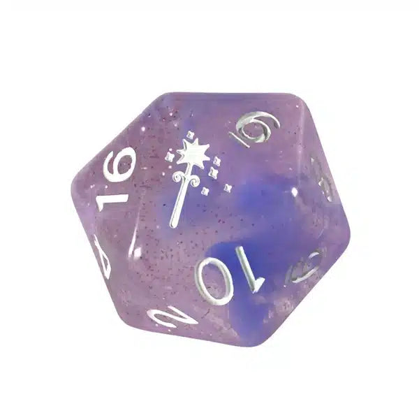 Roll 4 Initiative Tricksy Pixie XL D20 w/Symbol - A Muse N Games